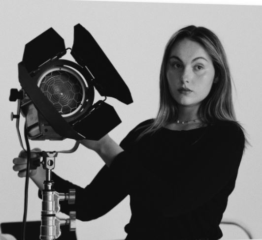 Alice McMillan with camera